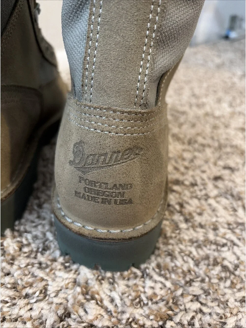 New Danner Sage Green Boots 26063 USAF Military 600G Men’s Size 5 D Made in USA
